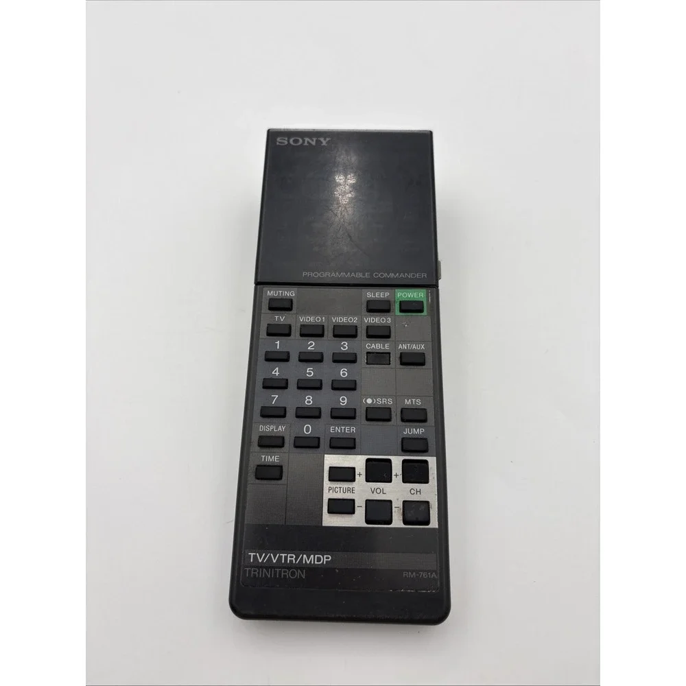 SONY TRINITORN TV VTR MDP RM 761A REMOTE CONTROL - PREOWNED, TESTED All Good